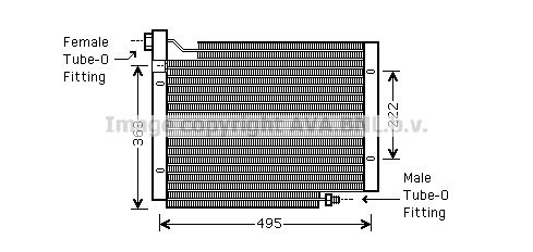 AVA QUALITY COOLING Kondensators, Gaisa kond. sistēma JE5004